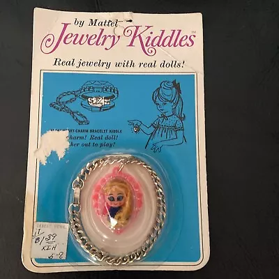 Vintage Liddle Kiddles Jewelry Heart Shaped Bracelet Little Doll Locket Mattel • $119.99