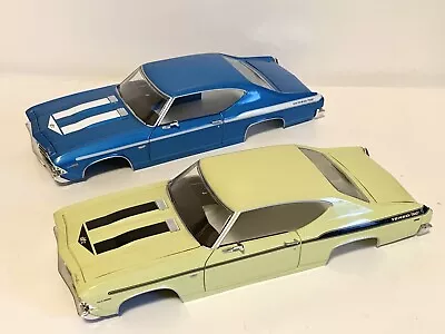 Ertl 1/18 Supercar 1969 427 Yenko Chevy Chevelle Blue Yellow Project Body Lot X2 • $79.99