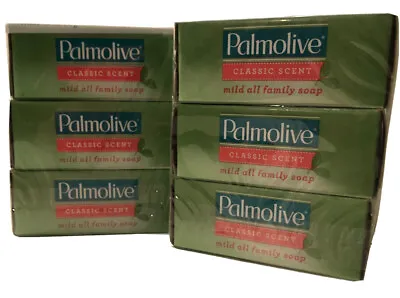 Palmolive Bath Bar Soap Classic Scent 3.2 Oz 6 Bars NEW • £19.28