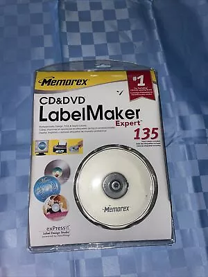 Memorex CD DVD Expert Labelmaker Labels DJ Mixstation Software PC  NEW 135 Ea • $20.99