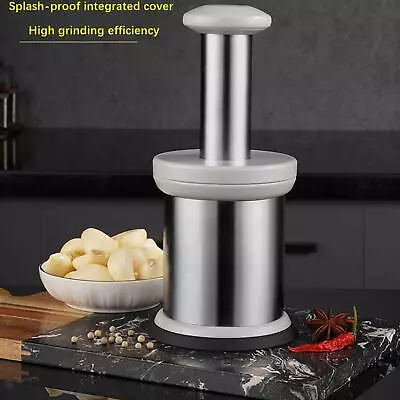 Household Manual Garlic Masher Spice Grinder Multiple Purpose Large Capacity • $31.16