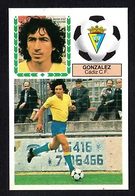 Jorge Magico Gonzalez - Cadiz Cf 1983-84 Card Este Panini Liga 83/84 Recovered • $80