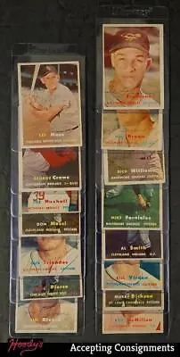 $0.99 • Buy Lot Of 15 1957 Topps Vintage Baseball Pen Autographed ON CARD AUTO  W/ ROOKIE RC
