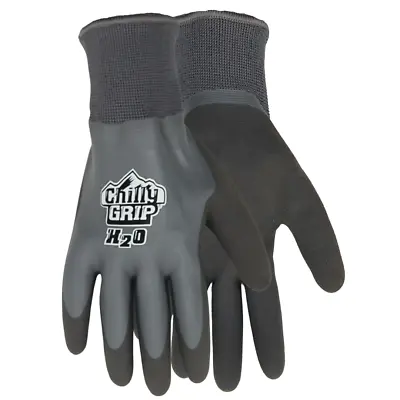 Chilly Grip A325 H2O Waterproof Thermal Insulated Gloves Gray Sizes M-XL • $12.99