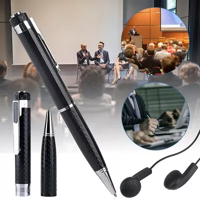 Spy Digital Voice Activated Recorder Mini Hidden Audio Recording Pen Device HD • $18.99