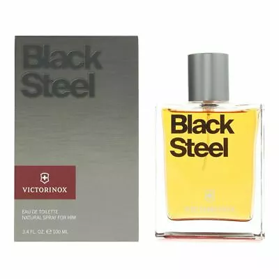 £29.95 • Buy Victorinox Swiss Army Black Steel Eau De Toilette 100ml Spray For Him - NEW. EDT