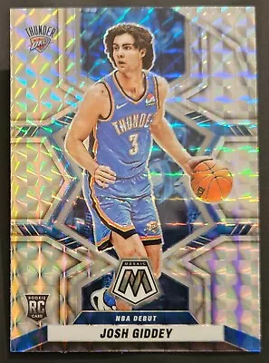 $25 • Buy Josh Giddey 2021-22 Mosaic NBA DEBUT SILVER MOSAIC PRIZM Rookie Card (no.265)