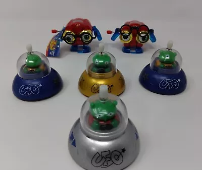  Wind Up Toy Lot  4 UFOs  2 Robots • $0.99