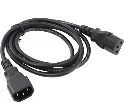 Power Extension Cable Cord Lead IEC C13 Female TO C14 Male 10A 1.5m 2m IEC320 • $6.95