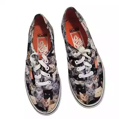 Vans Women's Limited Edition SPCA Animal Kitty Sneakers Size W=6.5 M=5 13124-629 • $22.50