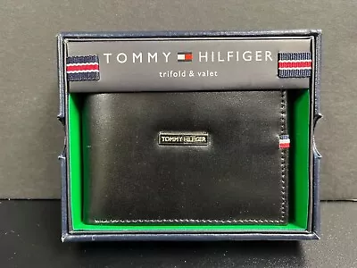 Tommy Hilfiger Men's Leather RFID Bifold Thin Wallet With ID Tab 31TL11X033  #22 • $20