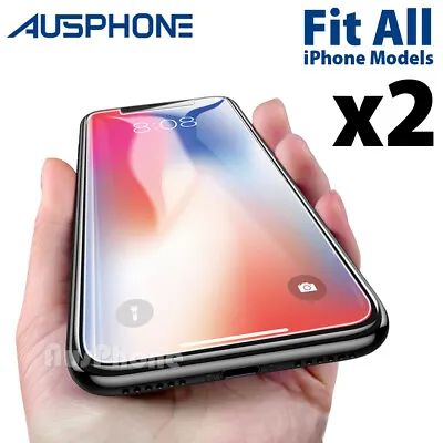 $3.69 • Buy 2xScratch Resist Tempered Glass Screen Protector For Apple IPhone 8 7 6s Plus 5s