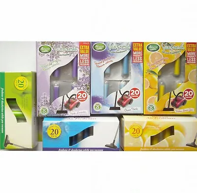 20pk Vacuum Scented Air Freshners Hoover Dust Bags Filters Cleaner Freshener Vac • £2.99