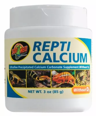Zoo Med Repti Precipitated Calcium Carbonate Ultra Fine 3 Oz Supplement • $9.19