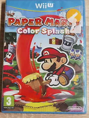 Paper Mario Color Splash Wii U Wiiu New Blister • $203.69