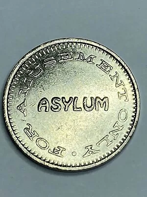 Video Game Asylum Arcade Token 22mm #rg1 • $12.43