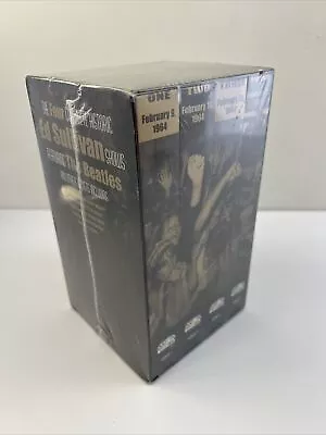 The Four Complete Historic Ed Sullivan Shows Featuring The Beatles Sealed VHS • $54