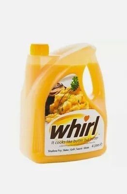 Whirl Butter Flavoured Cooking Oil 4 Litres Cafe Takeaway Restaurant Fish Chips  • £28.99