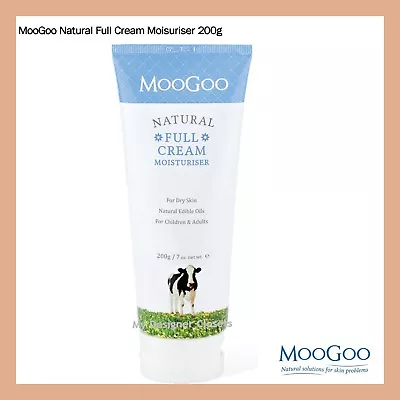 $34.99 • Buy MooGoo Natural Full Cream Moisturiser 200g - Moo Goo