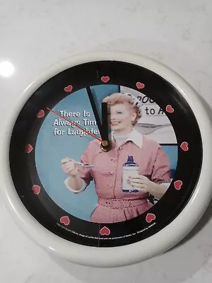 I Love Lucy Clock Brand New Battery Operated Theres Always Time For Laughter • $0.99