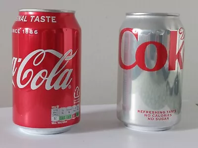 Damien Hirst SIGNED Coke Can Set - Regular & Diet - Gagosian Exhibition - • £39.99