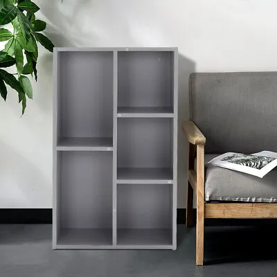 4/5 Cubes Tall Cabinet Bookcase Storage Rack Shelving Cupboard Unit Living Room • £32.95