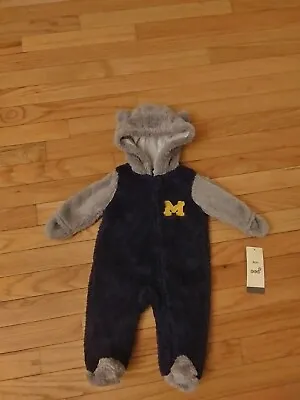 Michigan Wolverines NCAA Gen2 Newborn One Piece Warm Winter Costume NWT 3/6M • $44.99