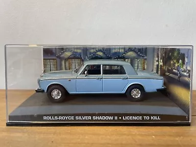 Rolls Royce Silver Shadow II Licence To Kill 007 James Bond Car Collection Model • £26.50