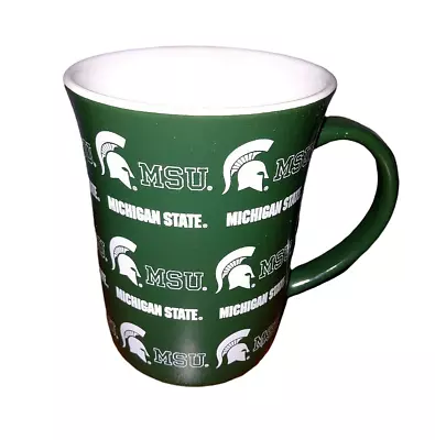 Michigan State University MSU Spartans Green Ceramic Coffee Mug Tea Cup • $16.99