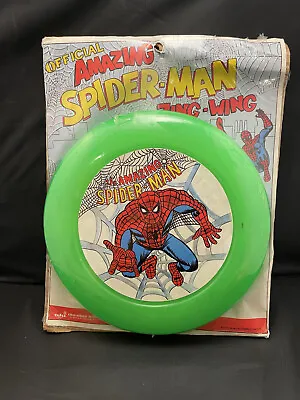 $34.33 • Buy 1973 AHI Azrak Hamway Amazing Spider-Man Zing Wing Frisbee STILL SEALED