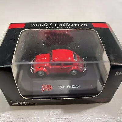 Malibu Intl Model Collection Volkswagen VW Käfer Beetle Bug  Red 1:87 • $7.99