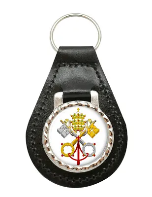 Vatican City Leather Key Fob • $22.23