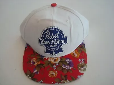 BEER HAWAII TROPIC PABST BEACH GOLF Snapback  DEADSTOCK HAT CAP VINTAGE P4 • $17.50