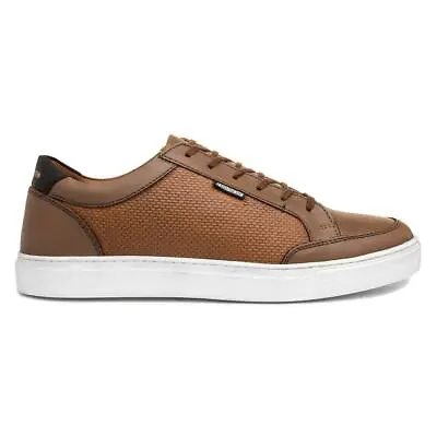 Lambretta Mens Shoes Tan Adults Lace Up Leather Casual Size UK 789101112 • £29.99