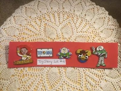 Disney Toy Story.  LOT #4.  Set Of 5 Disney Pins.  See Photos.   • $25