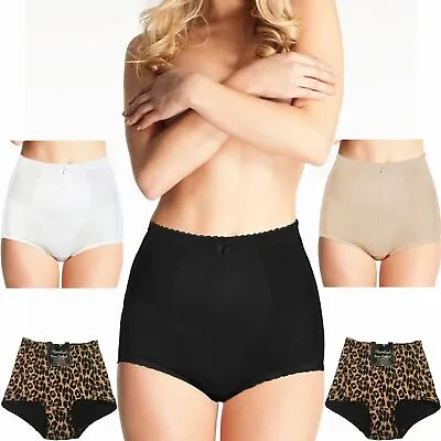 Extra Firm Underwear Tummy Body Shaper Control Briefs Panty Knicker Girdle S-5xl • £9.99