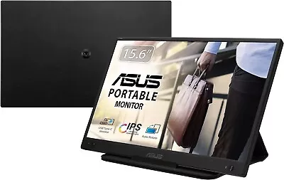 ASUS ZenScreen MB166C 15.6  Screen Full HD IPS 60Hz Portable Monitor - USB C & A • £139.99