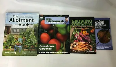 £9.99 • Buy 4x Gardening Books Allotment Titchmarsh How To Garden Troubles Expert Vegetables