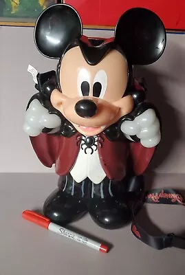 Mickey Mouse Disney Vampire Drinkworks! Candy Popcorn Holder Glows In Dark • $35