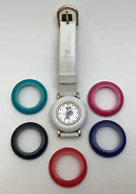 Vintage Disney Minnie Mouse Watch With Colorful Covers • $9.50