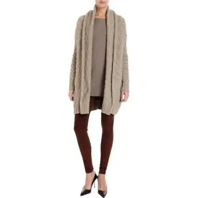 W479 NWT VINCE TEXTURE OPEN CAR COAT WOMEN CARDIGAN SIZE XS S M L In OAT $475 • $119.99