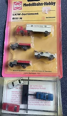 Busch And Viking N Gauge Vehicles ( Plastic ) Still In Packaging • £5