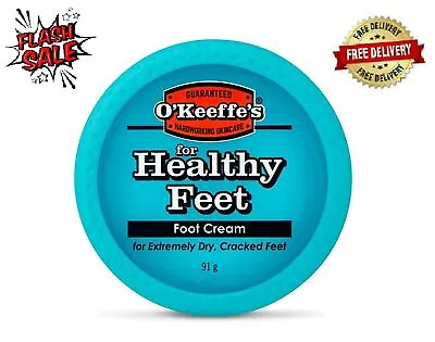 O'Keeffe's Healthy Feet 91g Foot Cream Healthy Feet 180g Foot Cream NEW • £10.99