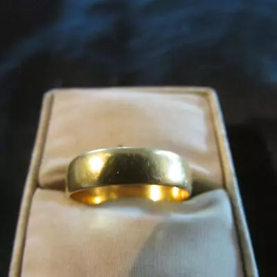 Lovely Vintage 22ct Gold Wedding Band Birm1966 Lucky Not Scrap • £330