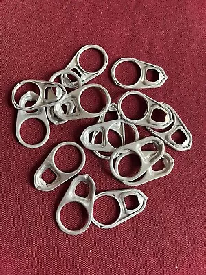 100 Large Food Can Ring Pulls - Great For Arts & Crafts • £5