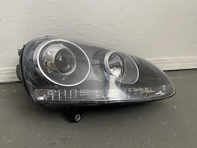 $353.42 • Buy VW MK5 Golf/Jetta 05-10 DEPO Black Projector Headlight (Pass Side)(Afternarket) 
