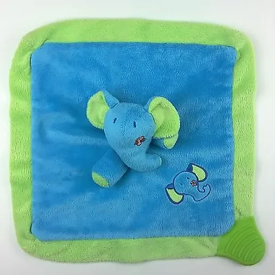Blue Elephant Baby Comforter Blankie Dou Dou Rattle Teething Bruin Toys R Us  • £9.99