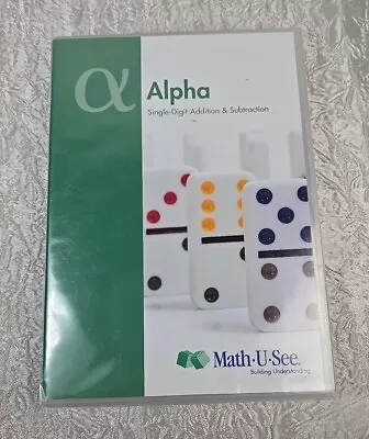 Alpha Single-Digit Addition And Subtraction DVD Math-U-See Mathematics New • $11.95