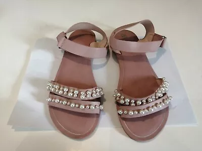 Zara Nude Sandals Size 37/4 • £10