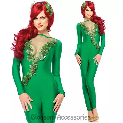 CL673 Ivy Vixen Sexy Poison Batman Womens Villain Halloween Dress Costume Outfit • $84.55